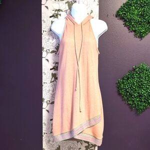 VENUS Pink Hoodie Halter Sundress